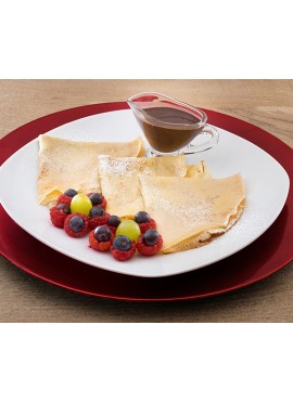 Sweet Crepe With Berries And Chocolate Sauce