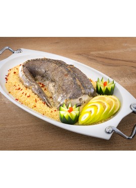 Steamed Whole Fish On Couscous